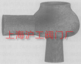 圖 3 調節閥的三維計算網格 圖 3 調節閥的三維計算網格