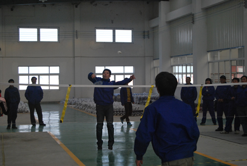 上海滬工閥門廠第二屆職工運(yùn)動會男子羽毛球比賽(圖9)