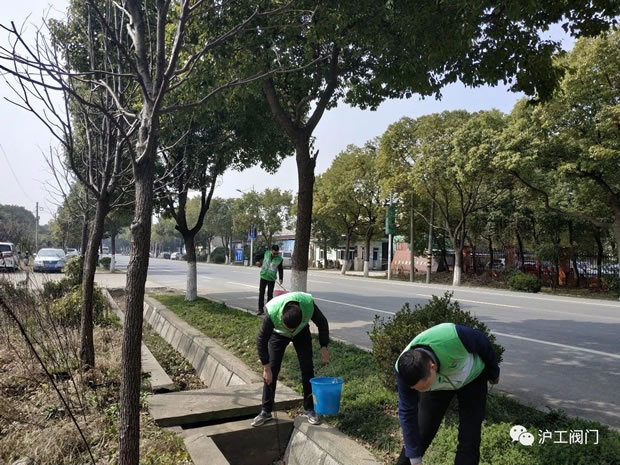滬工閥門3.5雷鋒學習日文明志愿活動(圖2)